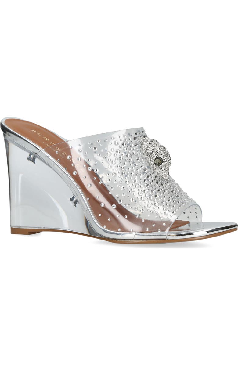 Kurt Geiger London Kensington Crystal Open Toe Wedge Mule, Main, color,