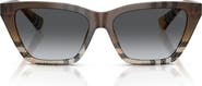 Burberry 54mm Polarized Cat Eye Sunglasses