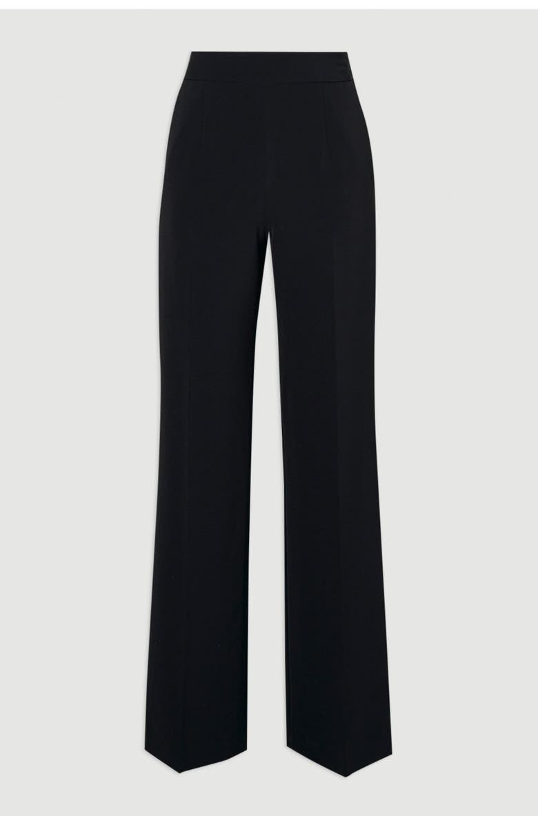 Karen Millen Archive Satin Kickflare Trouser, Alternate, color, Black