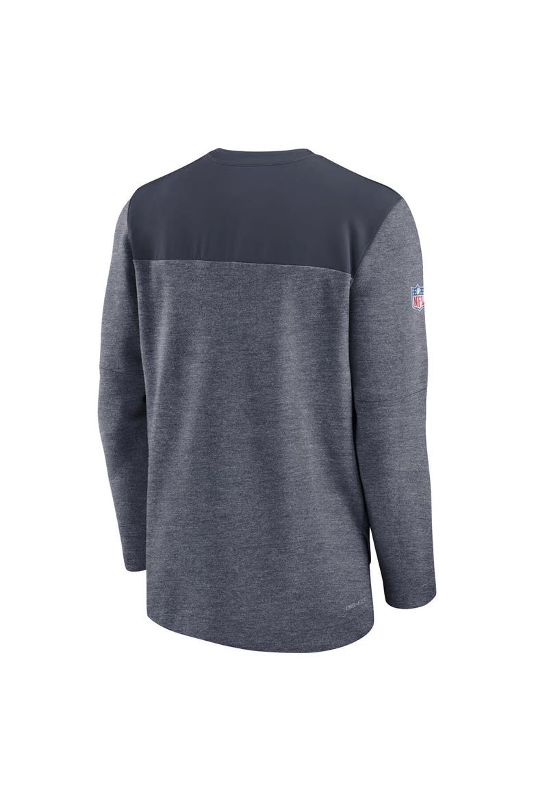 Men's Nike Navy Chicago Bears Sideline Lockup Performance Quarter-Zip Top, Alternate, color, Navy