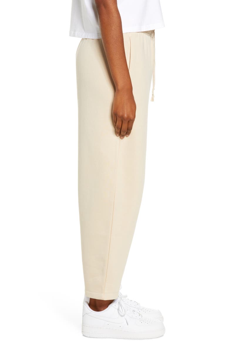 Sportswear Essentials Curve Ankle Pants, Alternate, color, SANDDRIFT/ WHITE