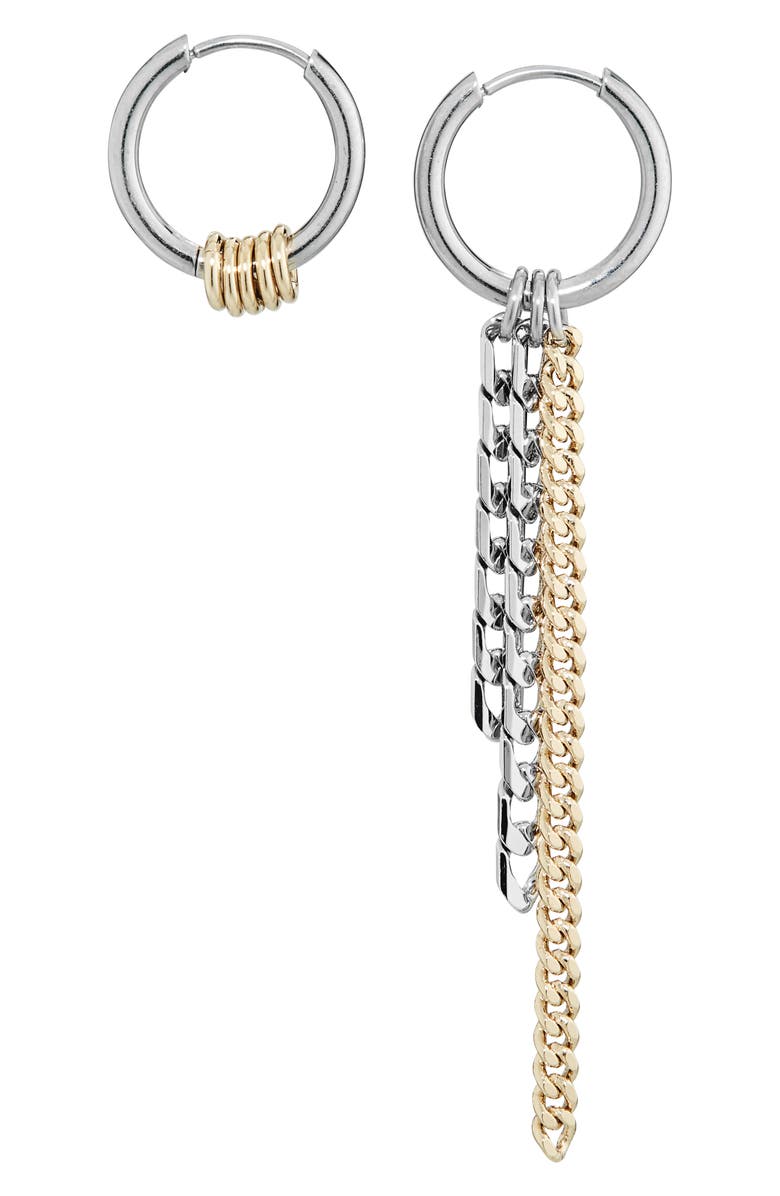 Justine Clenquet Jane Hoop Earrings, Alternate, color, Gold And Palladium