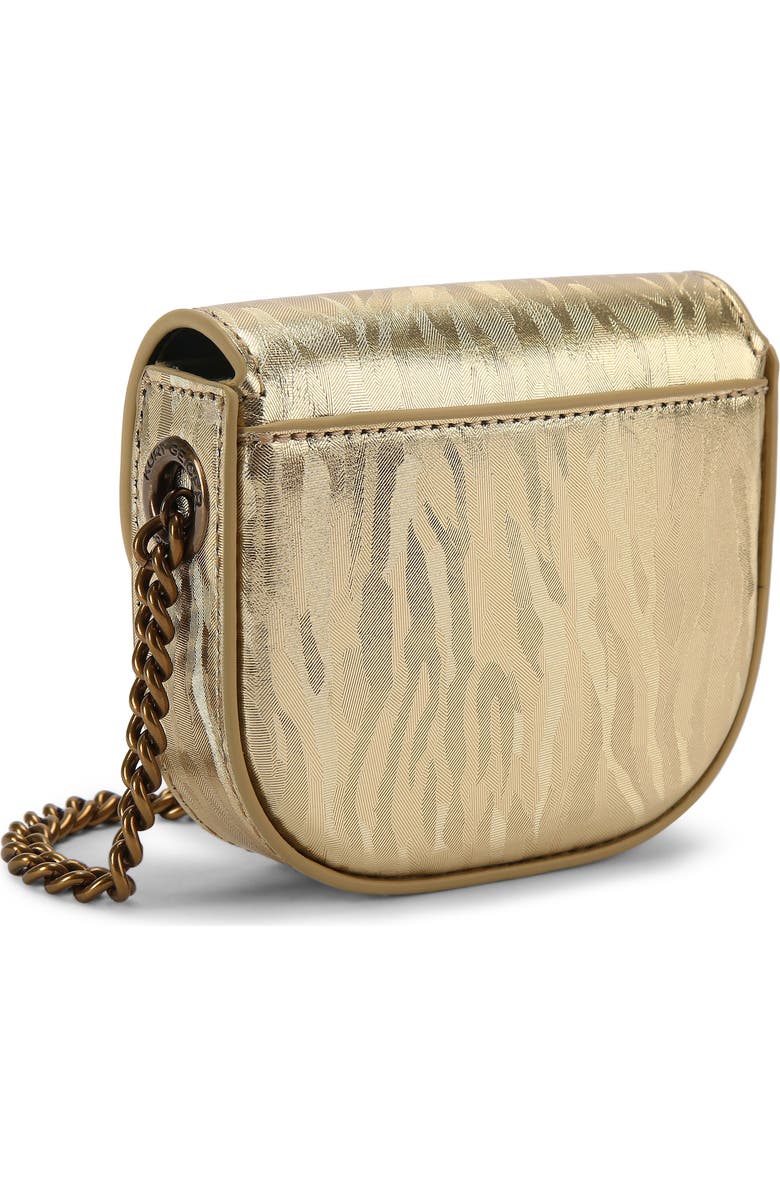 Kurt Geiger London Micro Chelsea Leather Saddle Bag, Alternate, color,