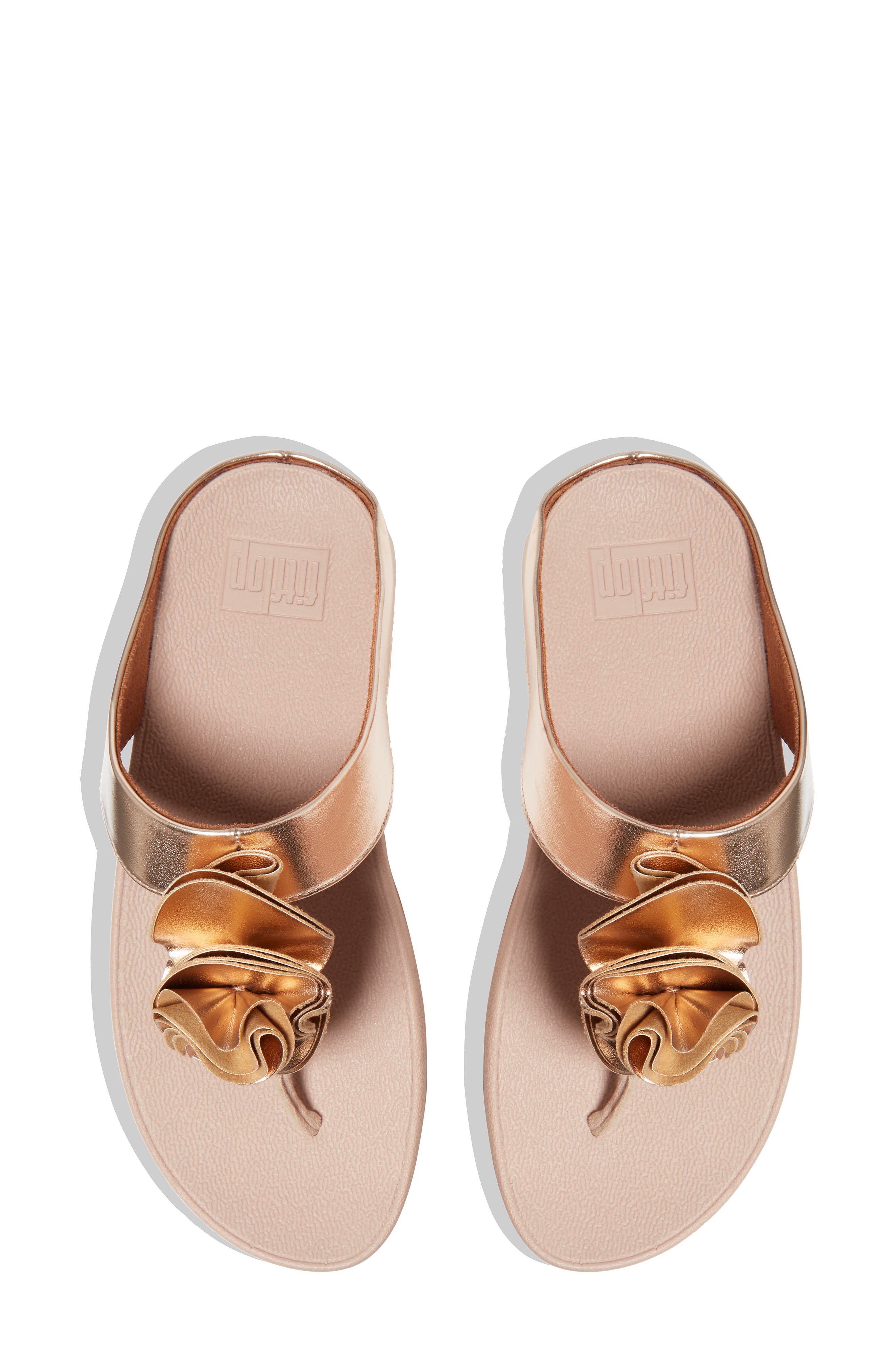 FitFlop Florrie Sandal, Alternate, color, Rose Gold