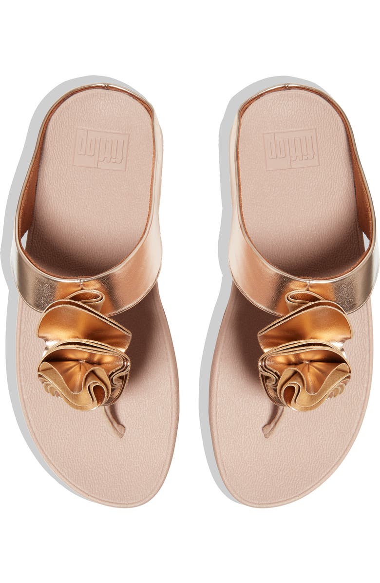 FitFlop Florrie Sandal, Alternate, color, Rose Gold