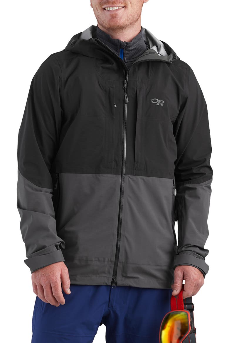 Men's Carbide Pertex® Shield Waterproof Snow Jacket, Main, color, BLACK/STORM