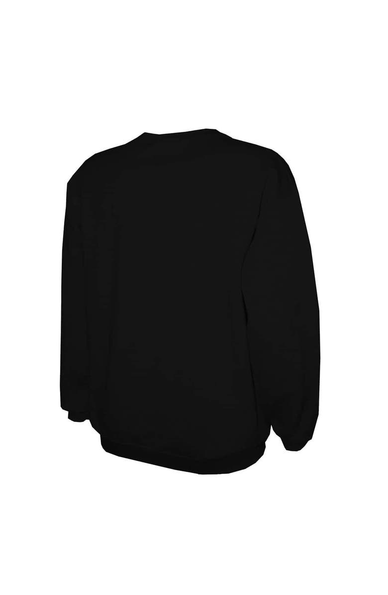 STITCHES Men's Stitches Black Arizona Diamondbacks Lightweight Crew Sweatshirt, Alternate, color, Black