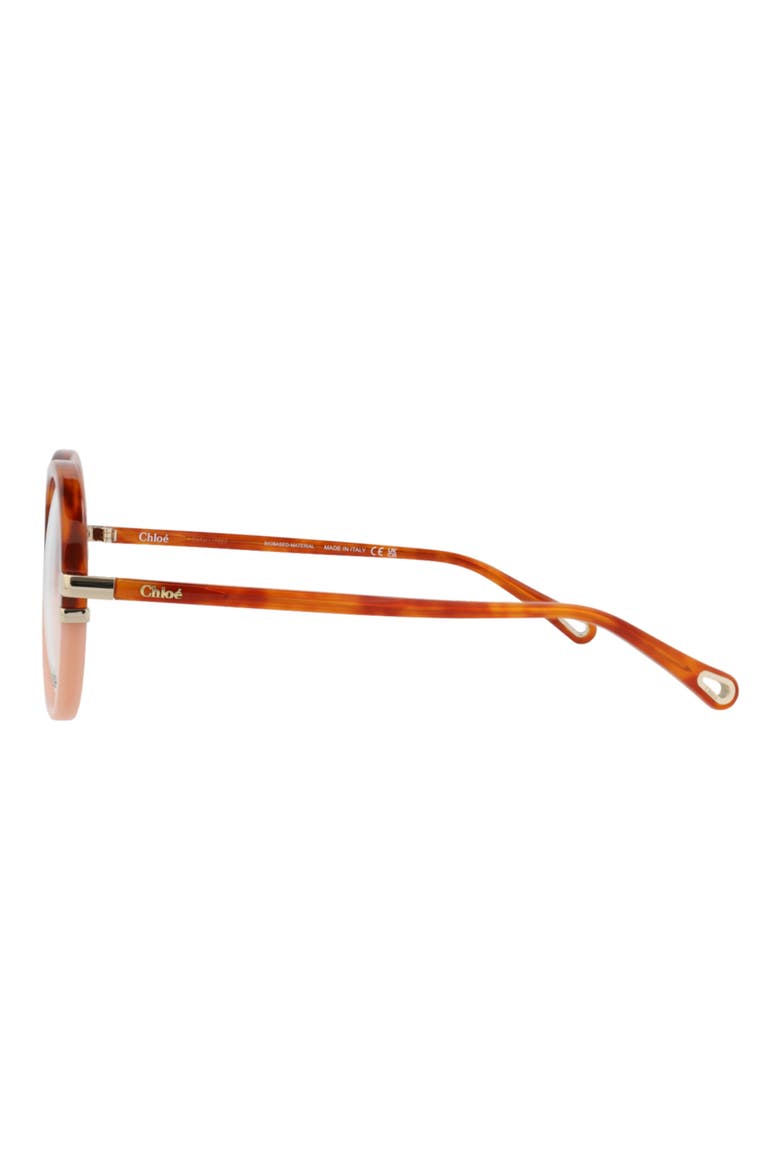 54mm Round Optical Glasses, Alternate, color, HAVANA HAVANA TRANSPARENT