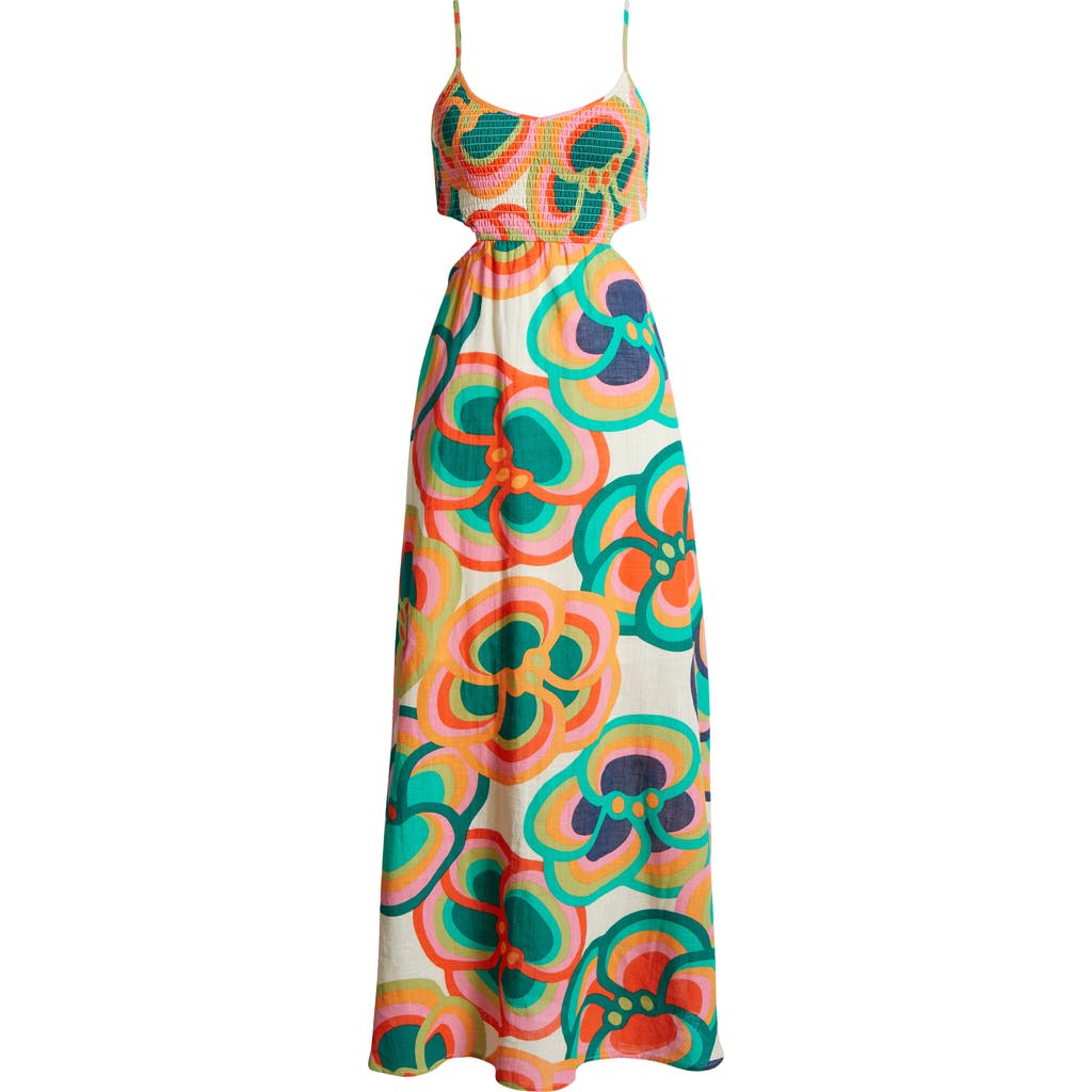 Billabong X Mami Wata True Desire Cutout Cotton Maxi Dress
