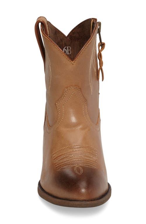 Ariat Darlin Short Western Boot In Burnt Sugar Leather