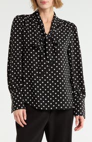 Laundry by Shelli Segal Tie Neck Top