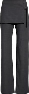 Paloma Wool Archive Layered Wool Blend Trousers