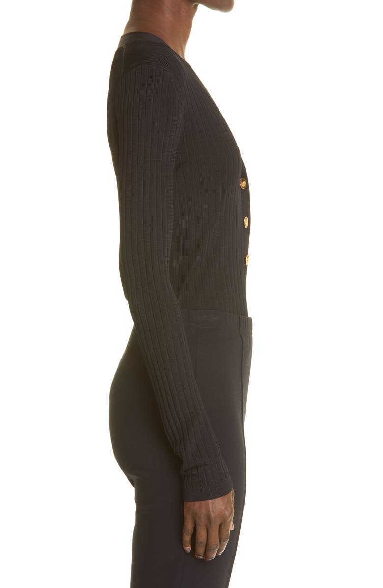 St. John Collection Rib V-Neck Sweater, Alternate, color, 