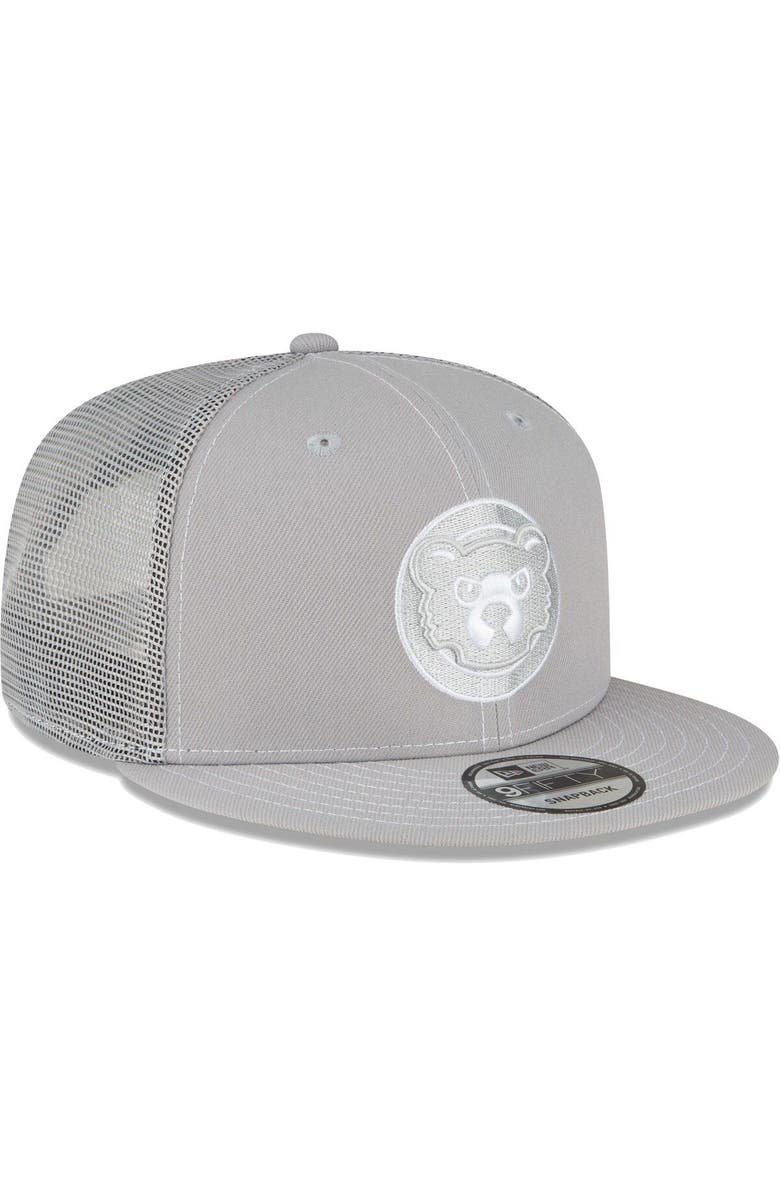 New Era Men's New Era  Gray Chicago Cubs 2023 On-Field Batting Practice 9FIFTY Snapback Hat, Alternate, color, 