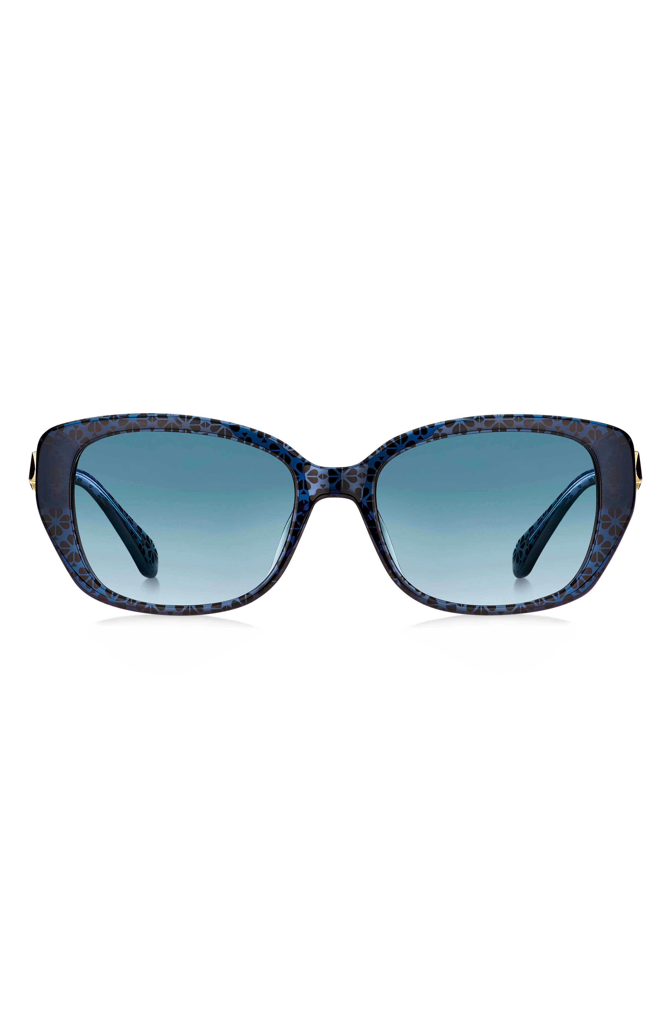 Kate Spade New York kenzie 53mm rectangle sunglasses