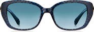 Kate Spade New York kenzie 53mm rectangle sunglasses