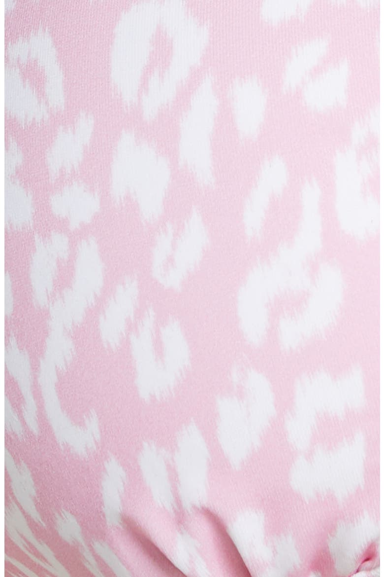 Elevated Triangle Top, Alternate, color, PINK FLOWER ANIMAL SURFACE