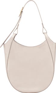 Longchamp Large Le Foulonne Leather Hobo Bag
