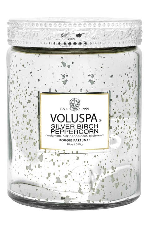 Silver Birch & Peppercorn Large Jar Candle