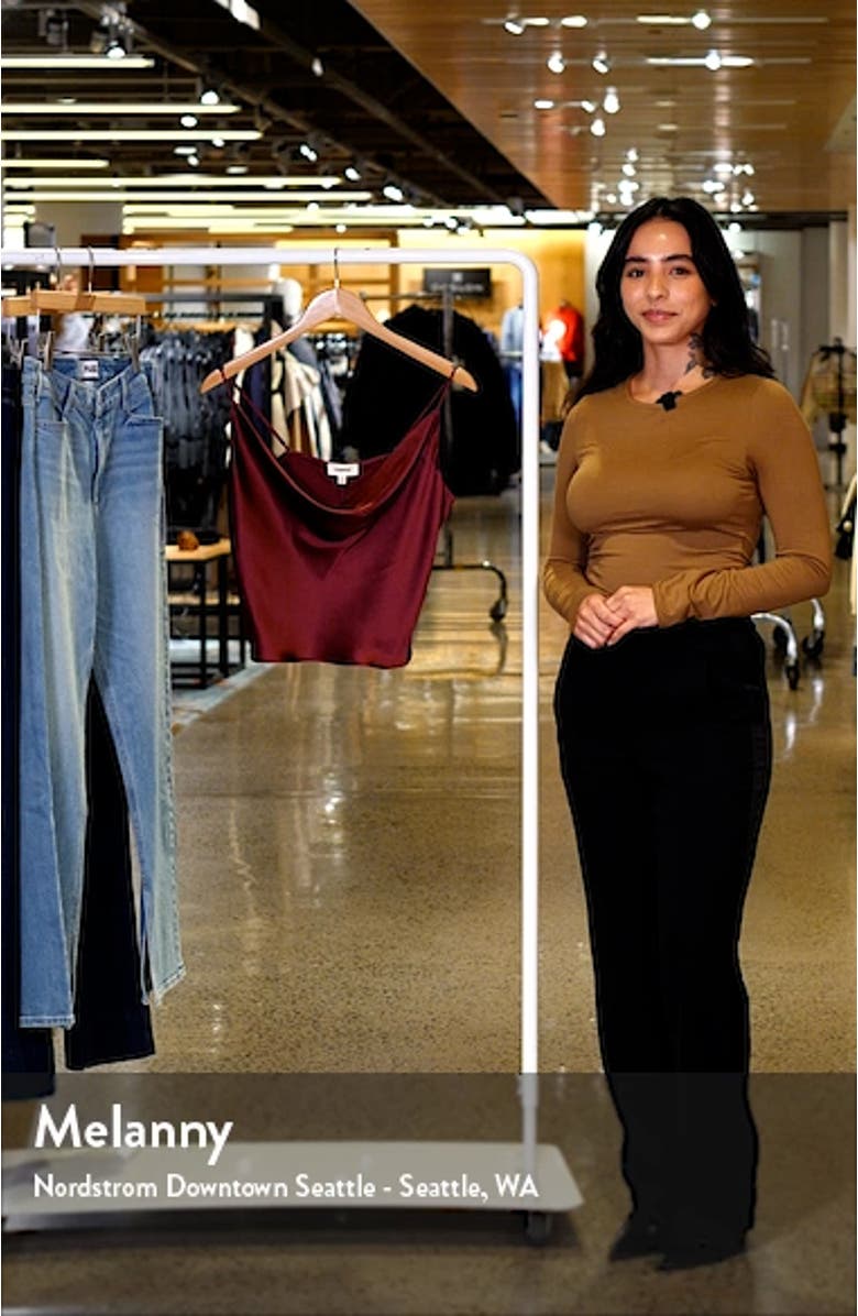 Calista Cowl Neck Silk Camisole, sales video thumbnail