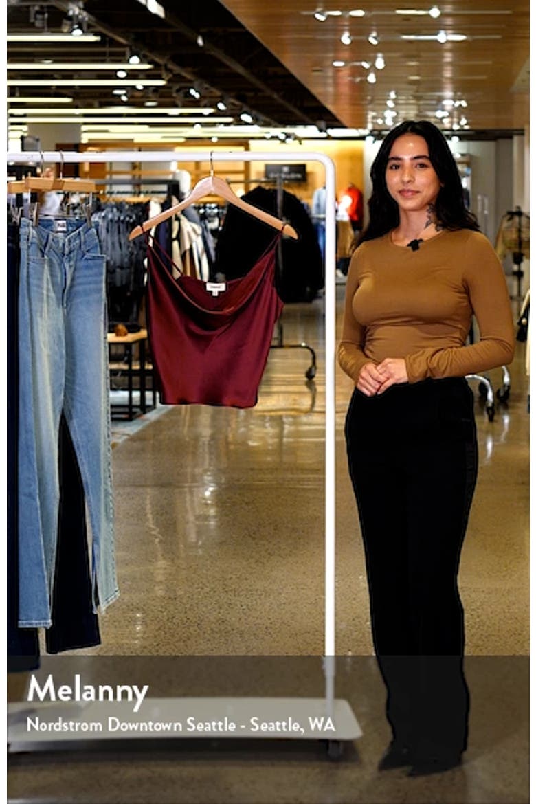 Calista Cowl Neck Silk Camisole video