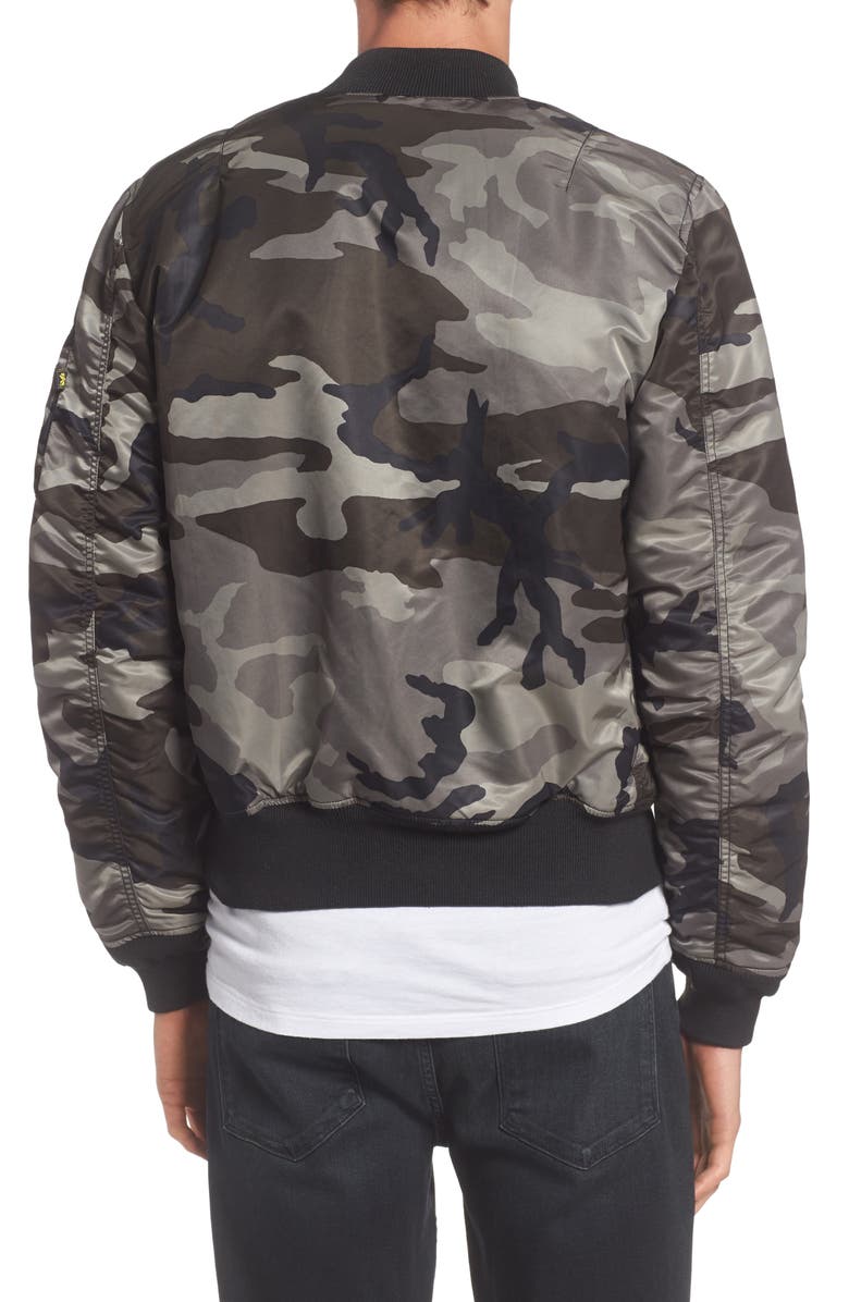 Alpha Industries 'MA-1' Slim Fit Bomber Jacket, Alternate, color,