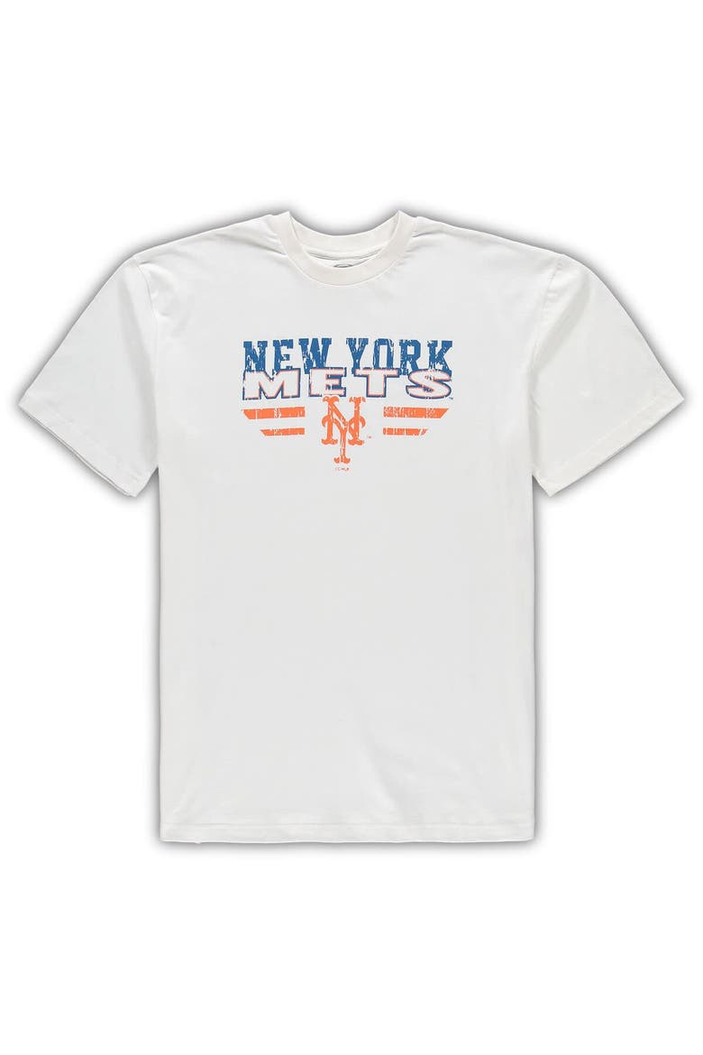 Men's Concepts Sport White/Royal New York Mets Big & Tall Pinstripe Sleep Set, Alternate, color, White
