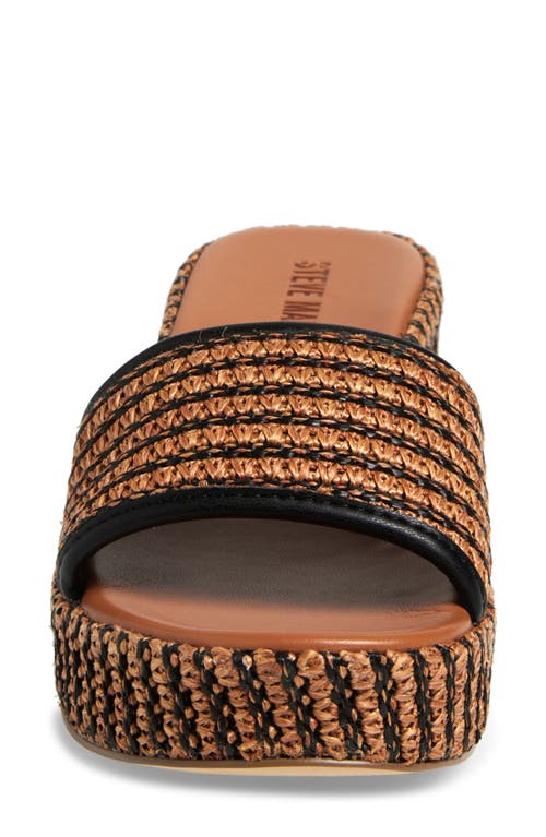 Steve Madden Cosima Platform Slide Sandal In Multi