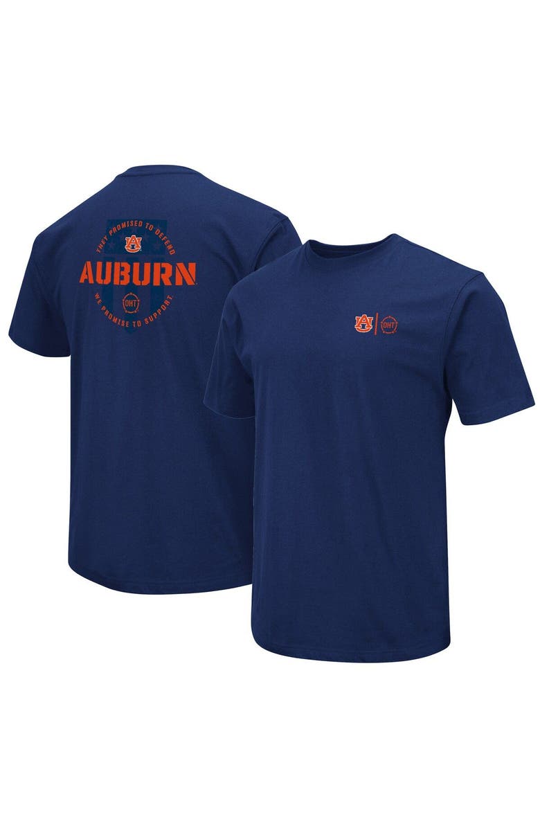 COLOSSEUM Men's Colosseum Navy Auburn Tigers OHT Military Appreciation T-Shirt, Main, color, Navy