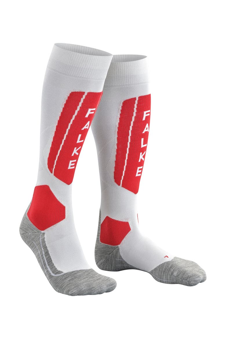 SK5 Expert Ski Socks, Alternate, color, Legacy White
