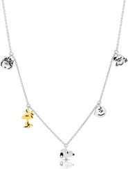 Crislu x Peanuts® Snoopy & the Gang Charm Necklace