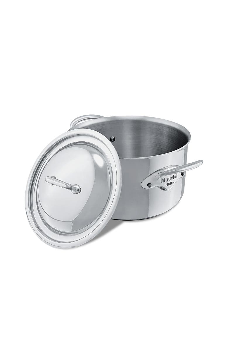 Mauviel M'Cook 1.9 qt. Stainless Steel Stewpan & Lid, Alternate, color, Silver