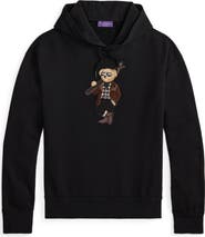 Ralph Lauren Purple Label Felpa Bear Appliqué Cotton
Cashmere Hoodie