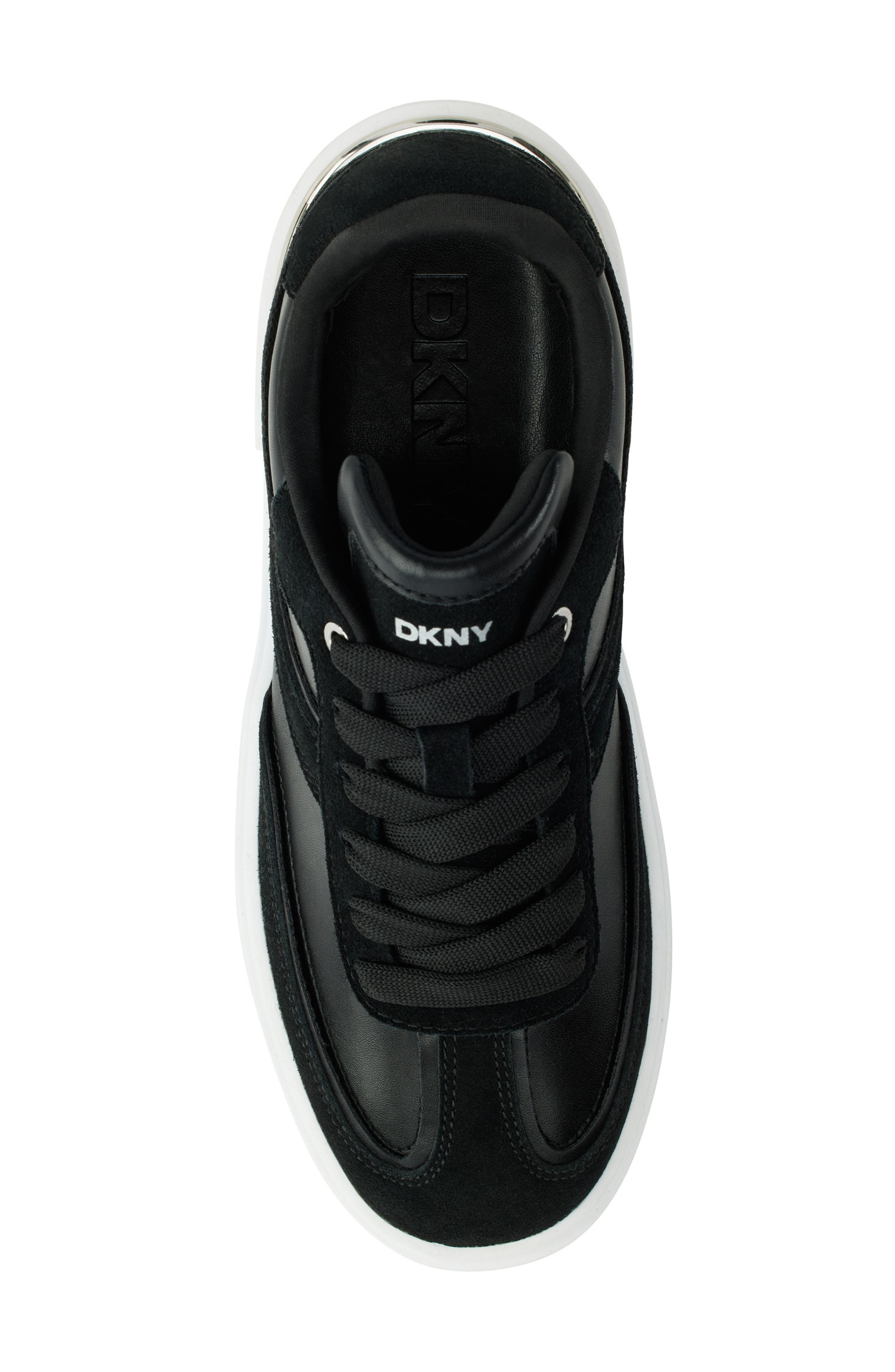 DKNY Bethan Platform Sneaker, Alternate, color, Black - Black