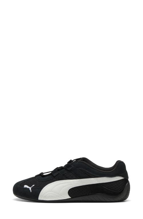 Puma 'speedcat' Black Sneakers With Logo Print On The Side And Logo Lettering On The Side