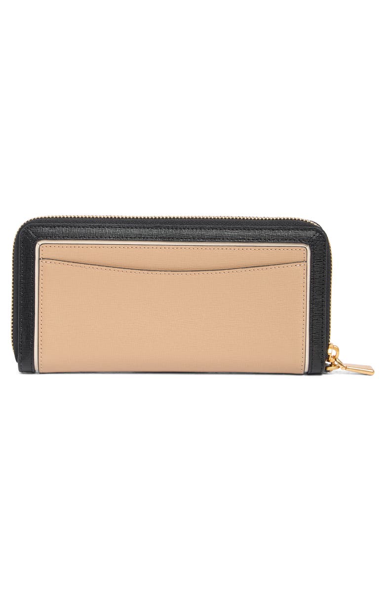Kate Spade New York morgan colorblocked travel wallet, Alternate, color, Cafe Mocha Multi
