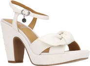 J. Reneé Burkett Ankle Strap Platform Sandal