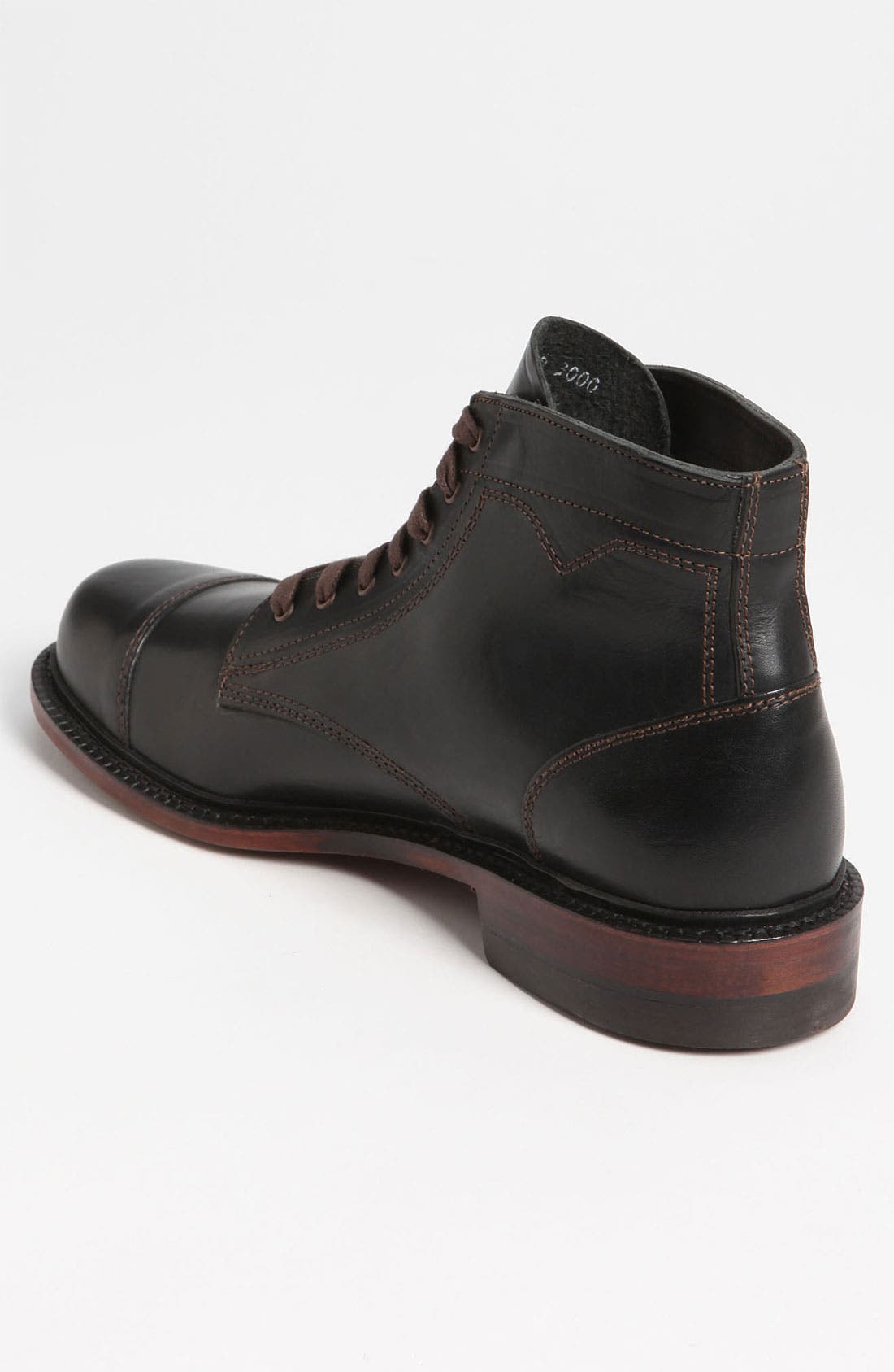 '1000 Mile - Krause' Cap Toe Boot, Alternate, color, BLACK