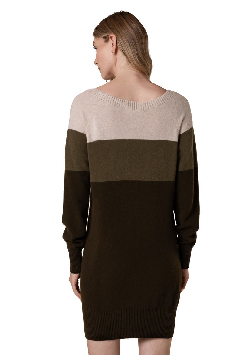 Supersoft Slouch Dress, Alternate, color, Khaki Colourblock