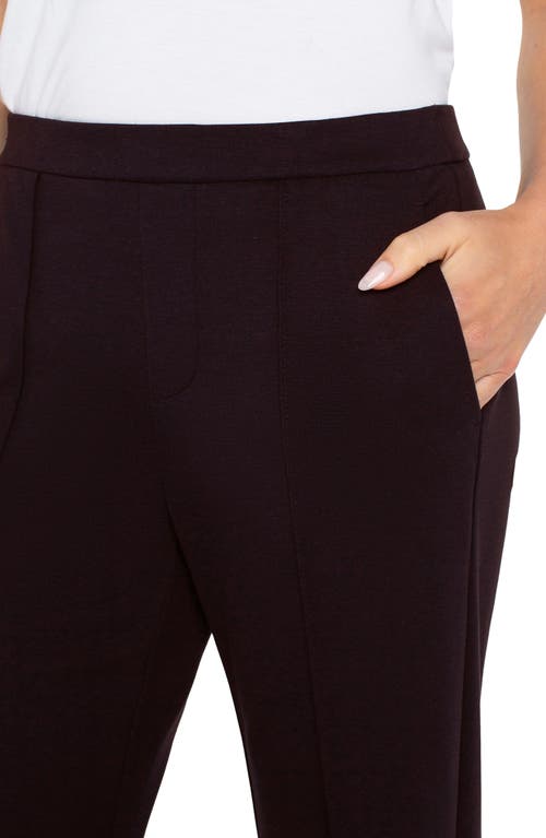 Liverpool Los Angeles Kayla Wide Leg Pull-on Trousers In Brown