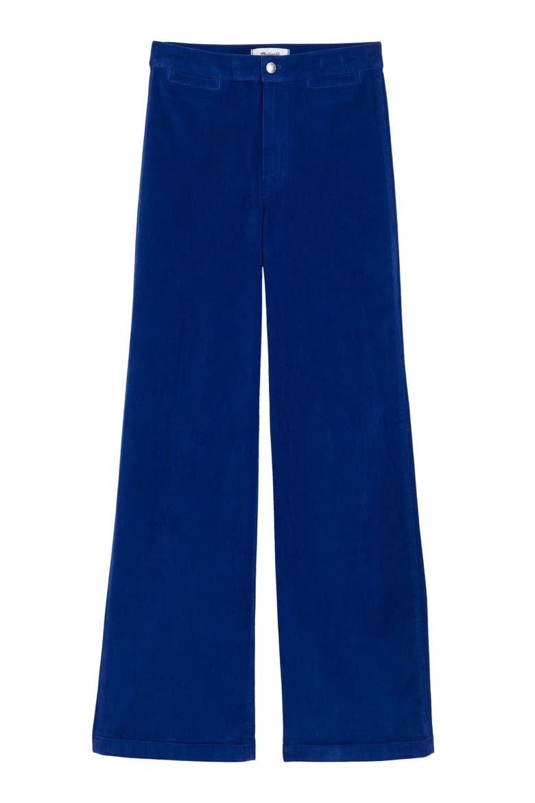 The Wide Leg Corduroy Pants, Alternate, color, DEEP ROYAL