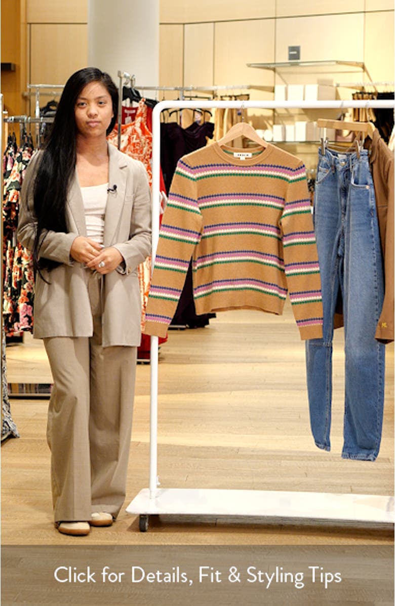 Edie Fair Isle Sweater, sales video thumbnail