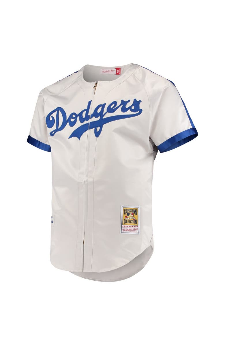 Mitchell & Ness Men's Mitchell & Ness Jackie Robinson Gray Brooklyn Dodgers Cooperstown Collection Authentic Jersey, Alternate, color, Gray