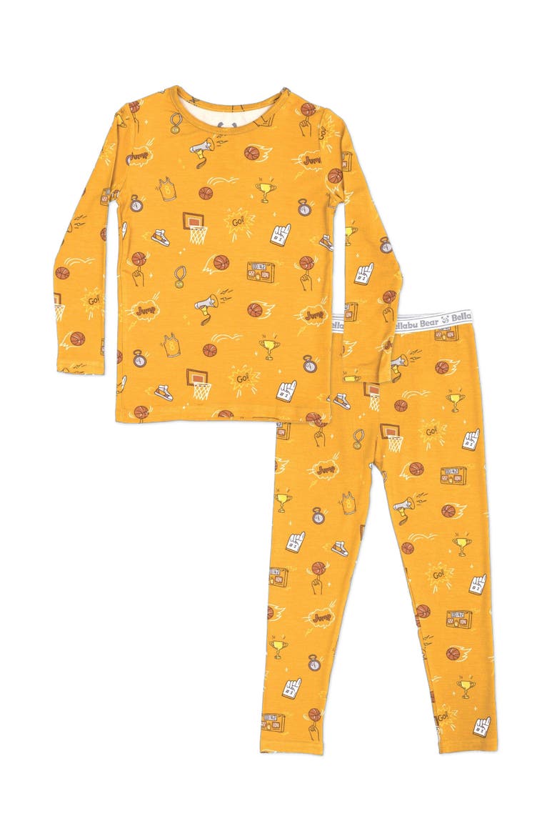 Kids' Basketball Set of 2 Piece Pajamas, Main, color, Basketball