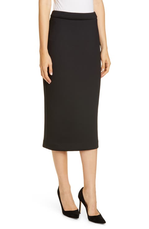 Badgley Mischka Scuba Knit Pencil Skirt