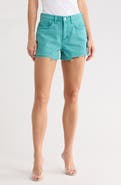 L'AGENCE Beck High Waist Cutoff Denim Shorts