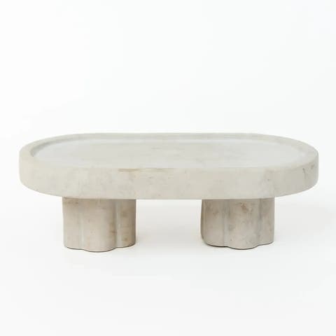 Stone Double Pillar Candle-Holder