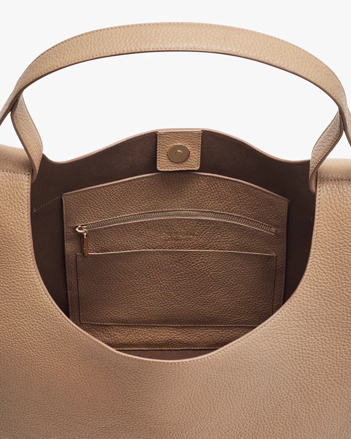 Oversized Double Loop Bag, Alternate, color, Cappuccino