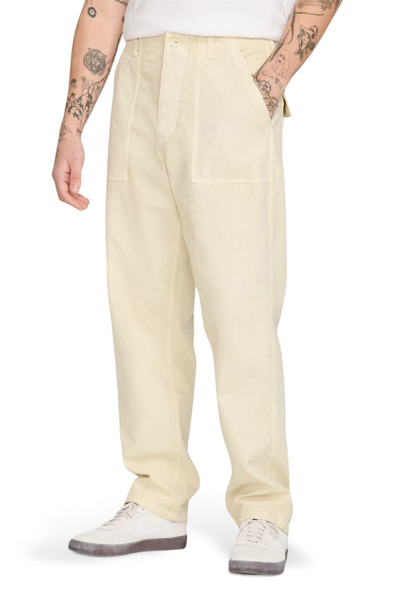 Cotton Fatigue Pants, Main, color, LIGHT KHAKI