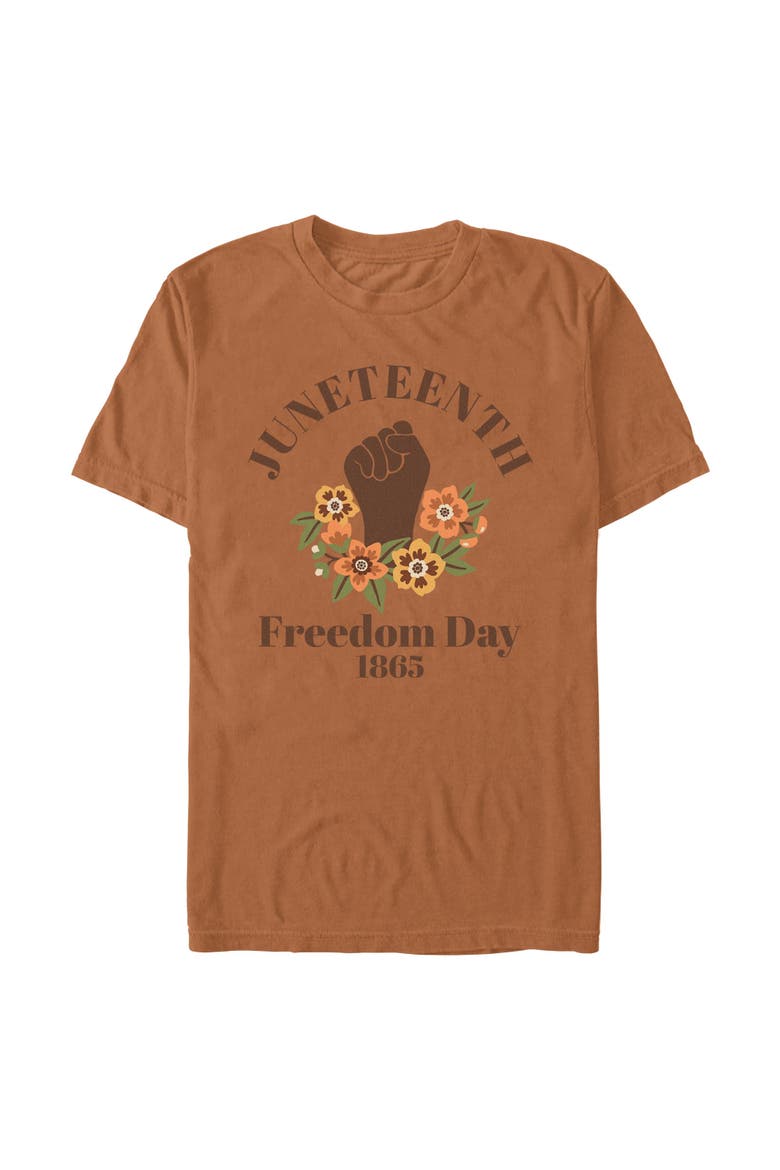Men's Lost Gods Juneteenth Freedom Day 1865  Graphic T-Shirt, Main, color, Yam